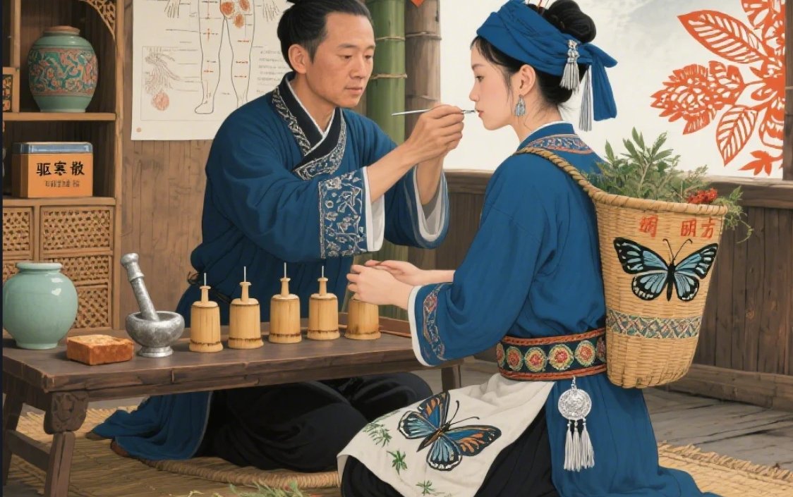 Miao medicine－Gao Ou Ye Meng (Women’s Abdominal Pain)